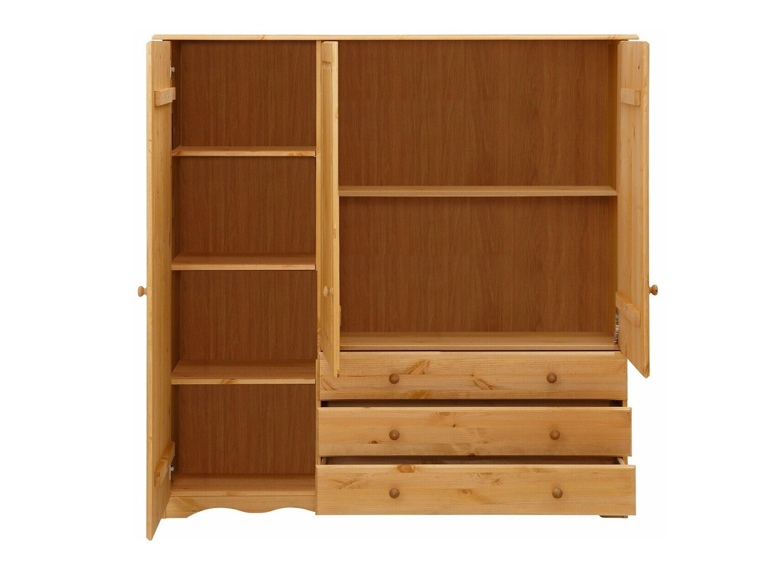 Könyvespolc Denton 239 (Fenyő)