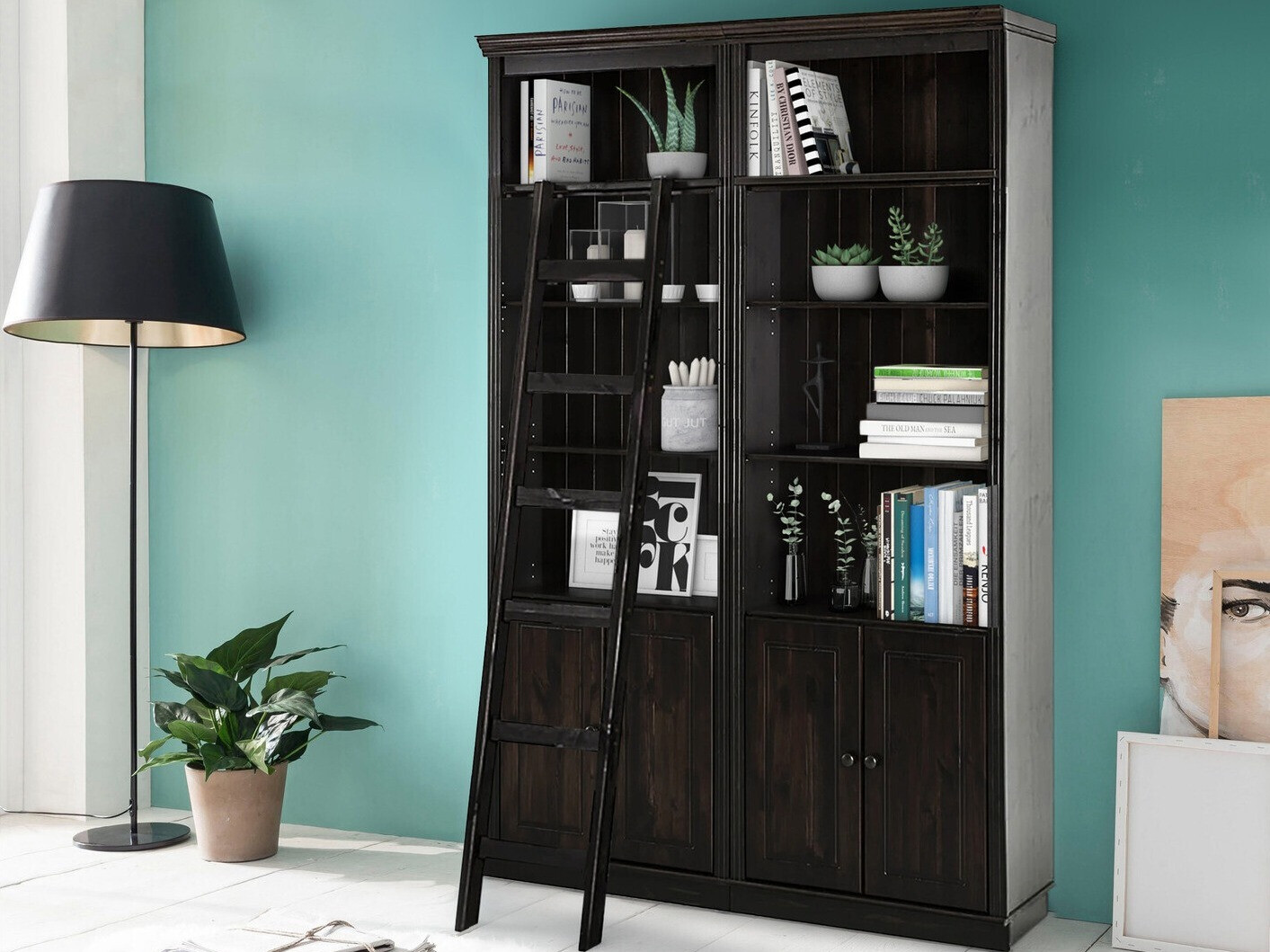 Polc szett Saltoro 118 (Sötét barna)