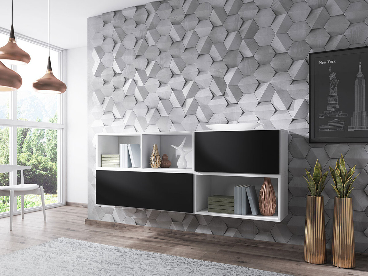 Fali polc Corbele 101 (Antracit)