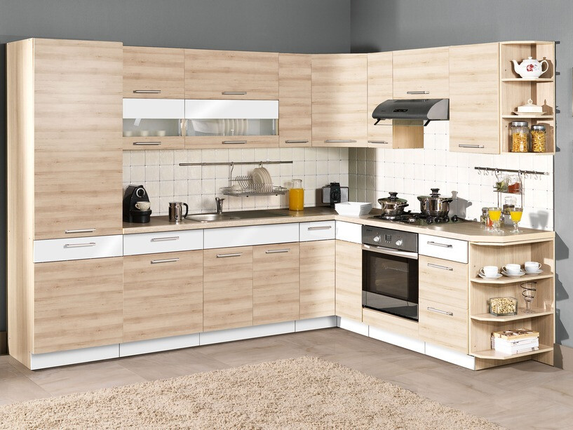 Moduláris szekrény fiókkal és ajtókkal Mode Beech 109