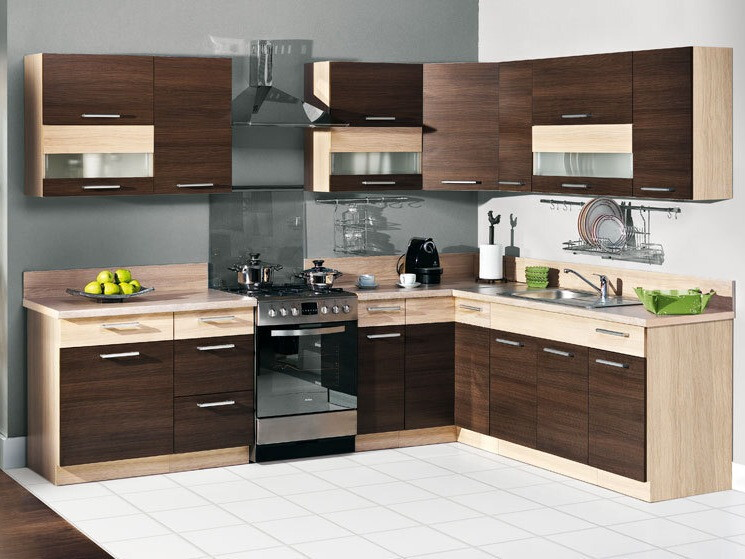 Moduláris szekrény fiókkal és ajtókkal Mode Dark 109