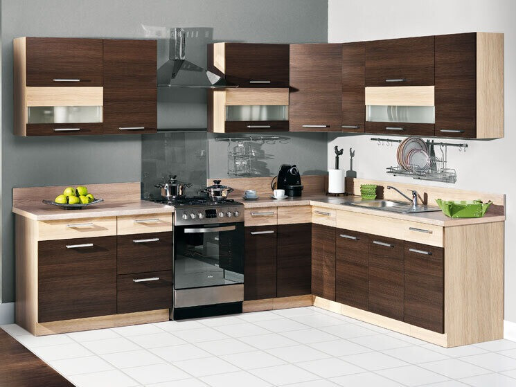 Moduláris szekrény fiókkal és ajtókkal Mode Dark 110