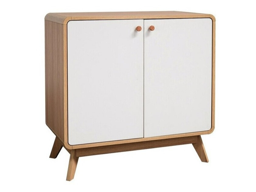 Szekrény Elbtena 105 (Tölgy + Fehér)