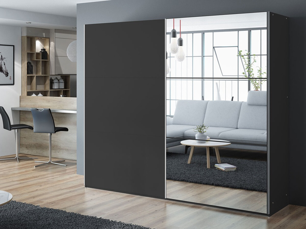 Gardróbszekrény Honolulu 126 (Fekete)