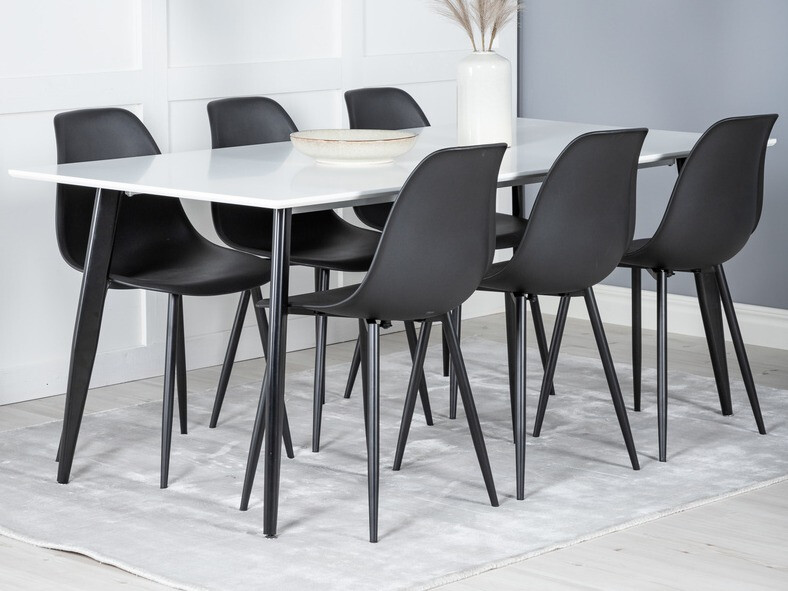 Asztal Dallas 127 (Fehér + Fekete)