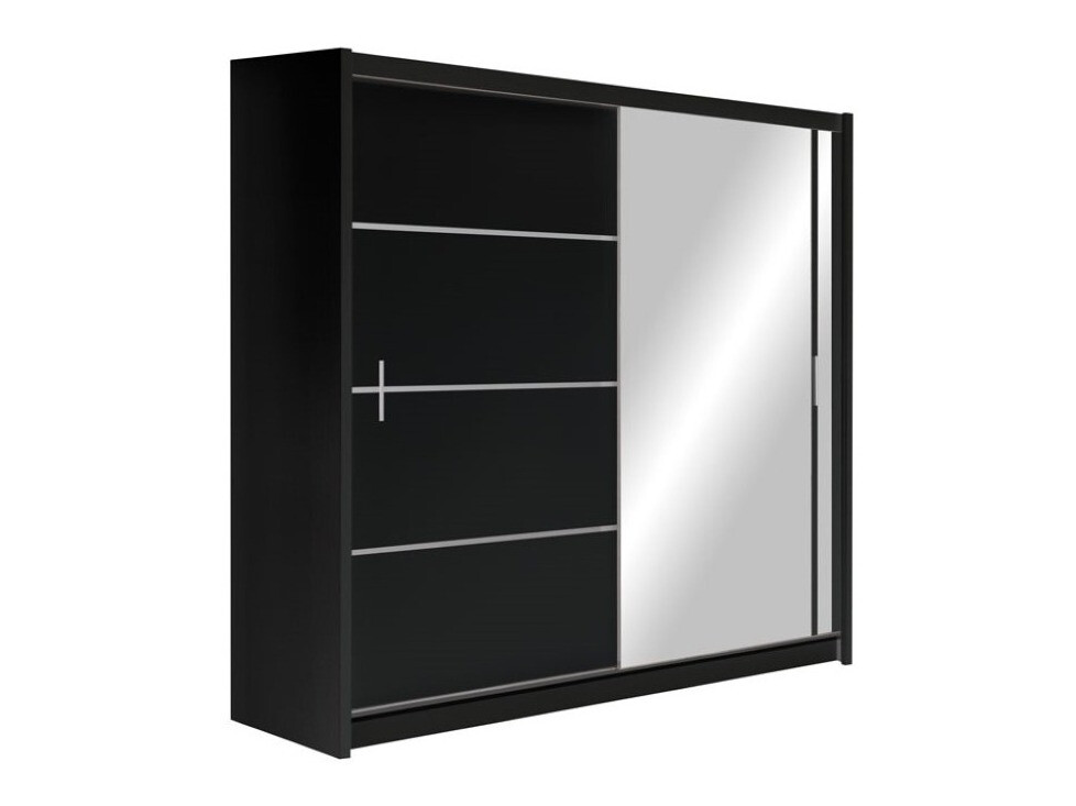 Gardróbszekrény Honolulu 106 (Fekete)