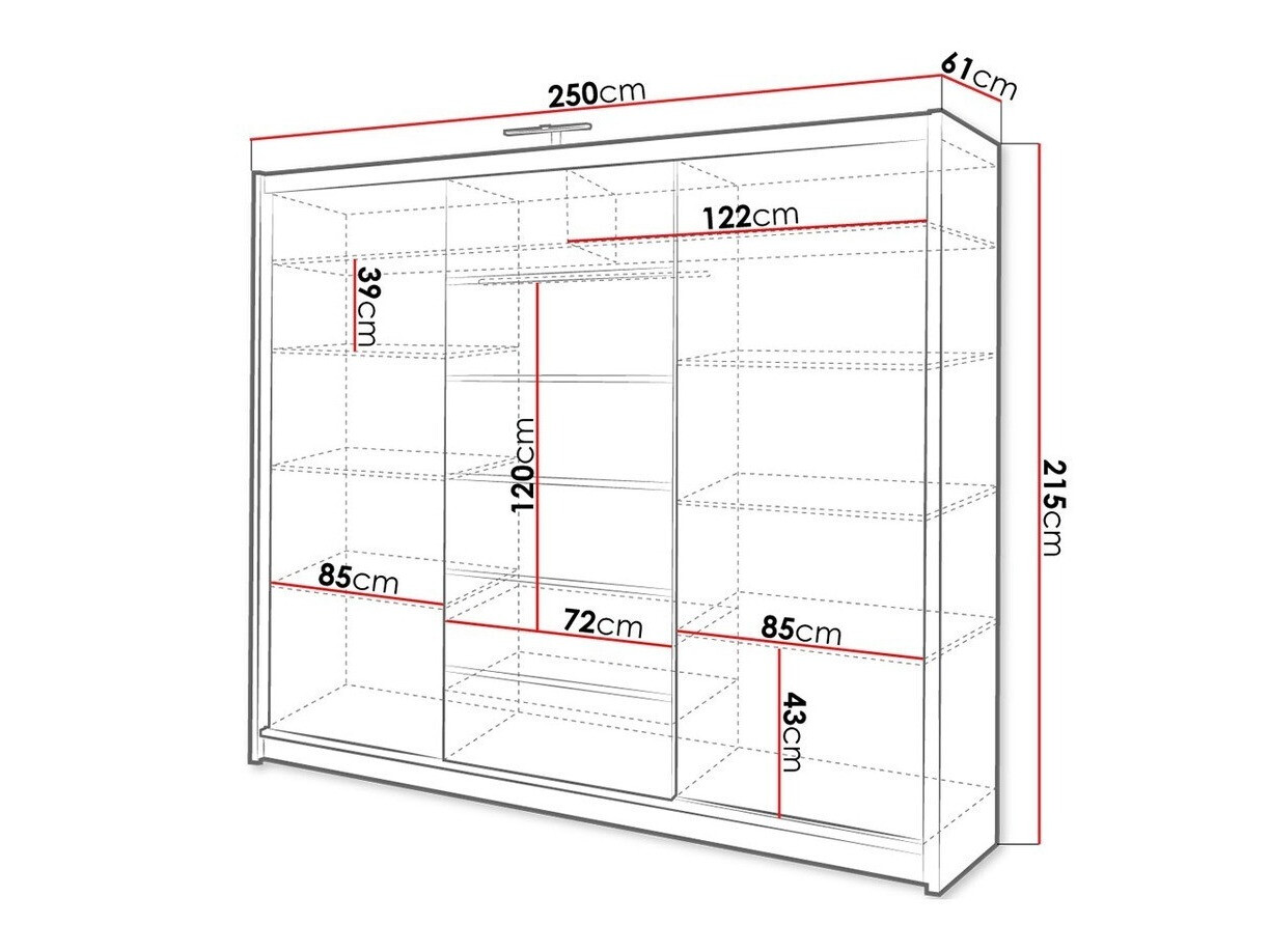 Gardróbszekrény Salum I
