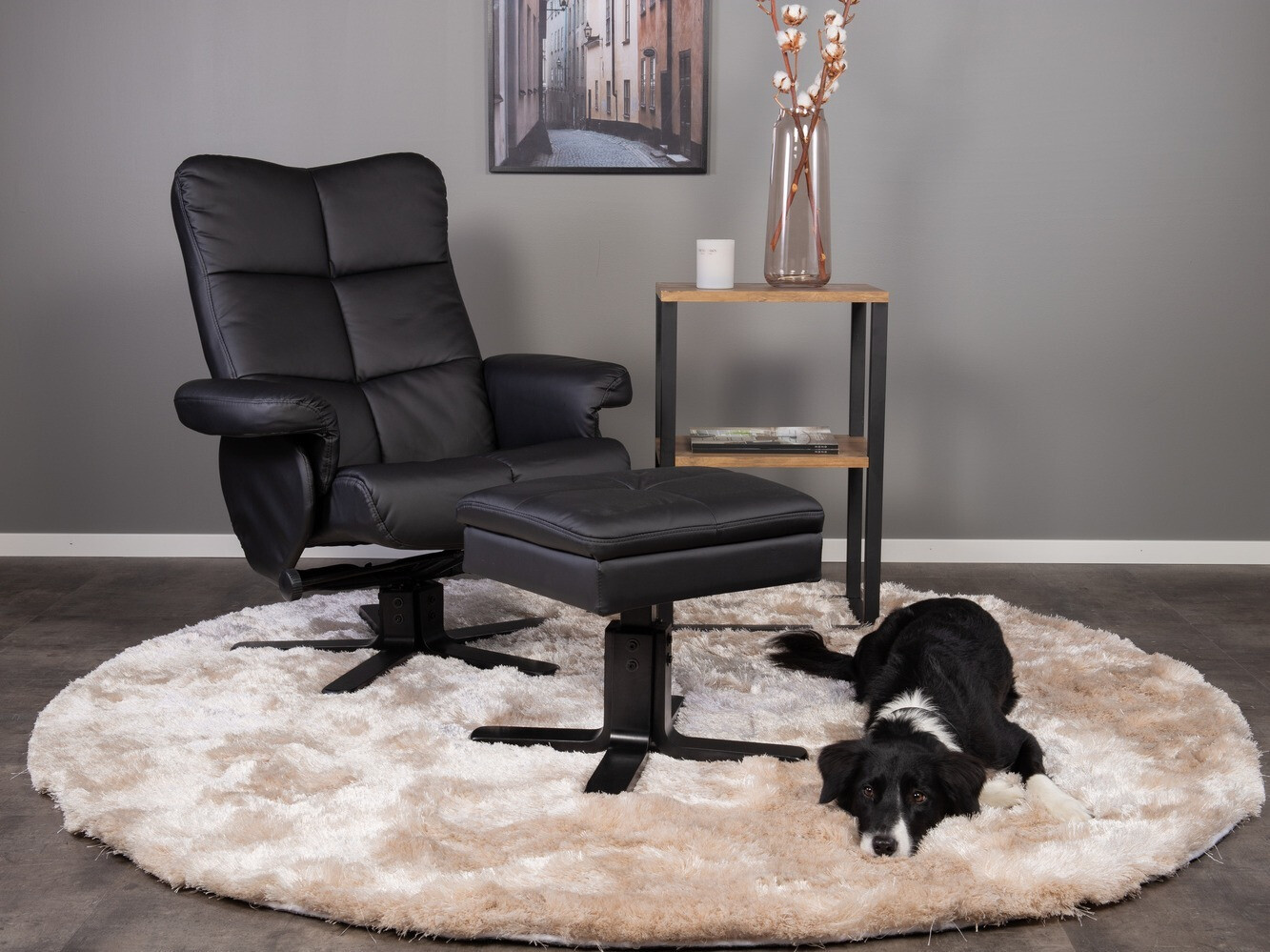 Fotel Dallas 1568 (Fekete)