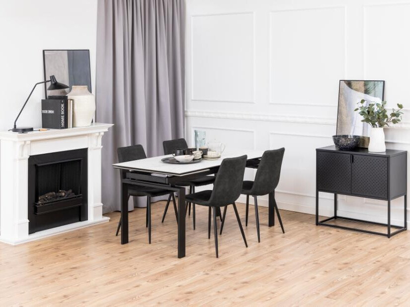 Szekrény Norsica Camsoni 106 (Matt fekete)