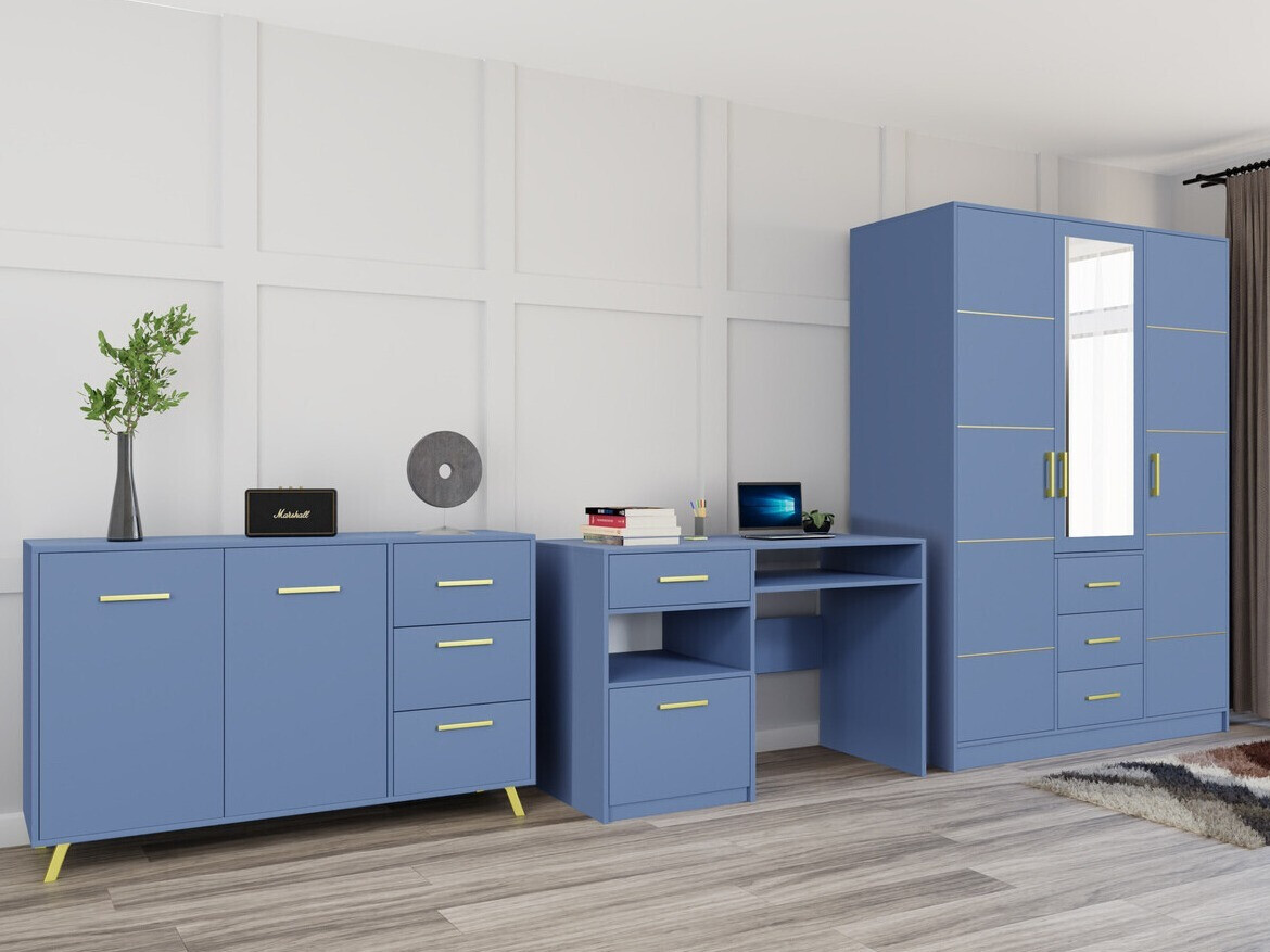 Bútorkészlet Dortivu 120 (Kék)