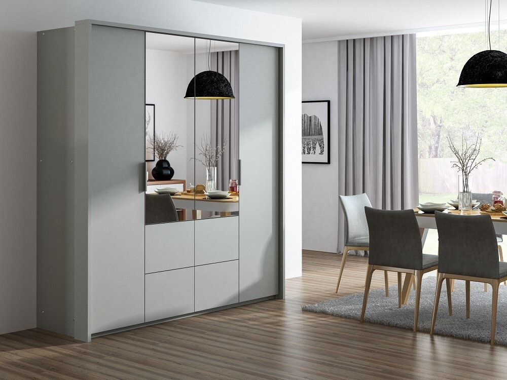 Gardróbszekrény Honolulu 139 (Szürke)