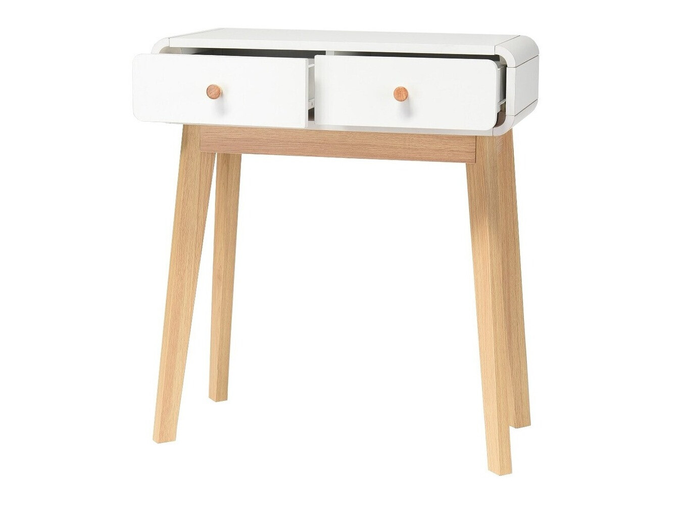 Konzolasztal Elbtena 106 (Fehér + Tölgy)