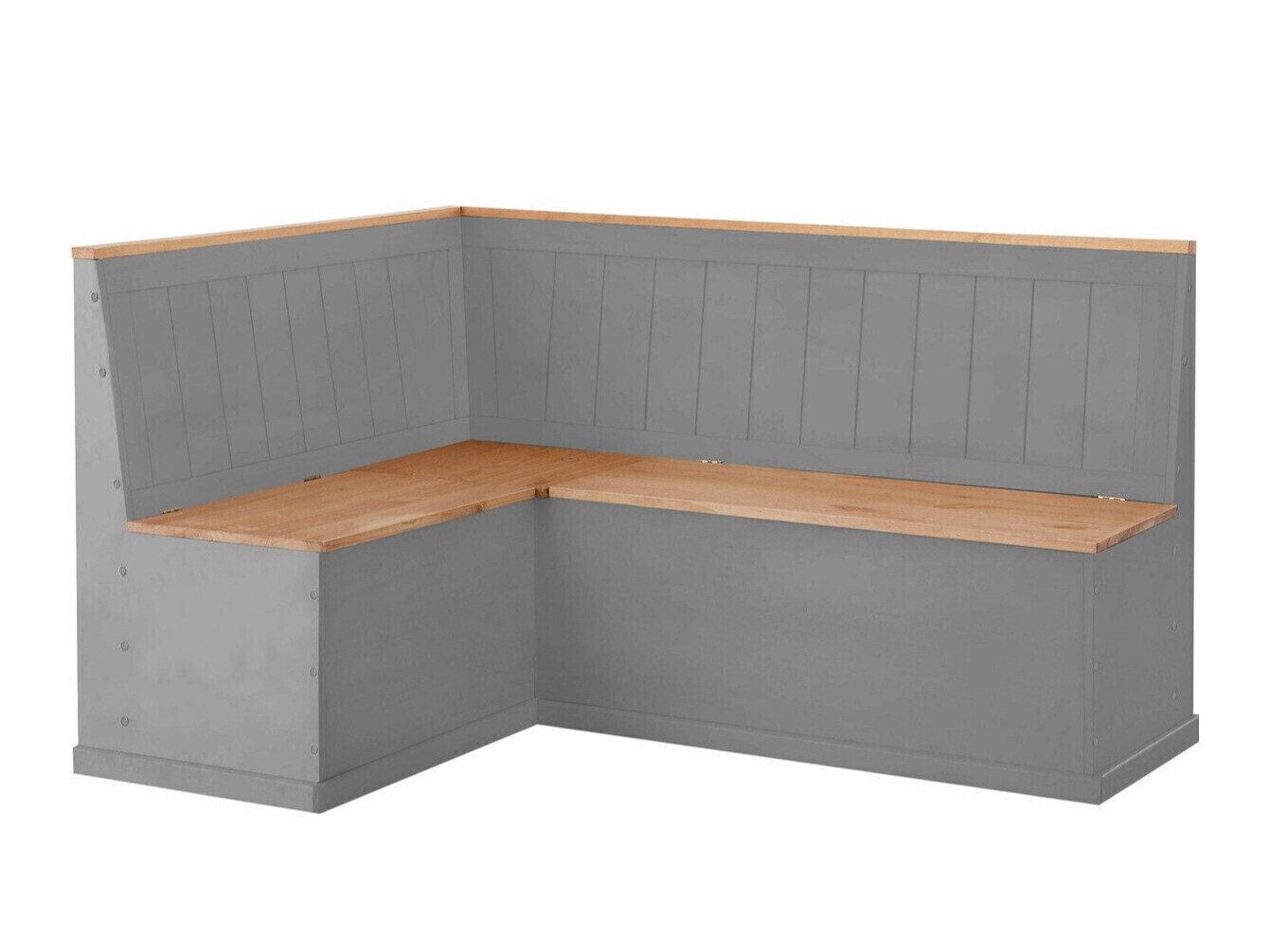 Sarok étkező garnitúra Cirfeli 106 (Szürke + Fenyő)