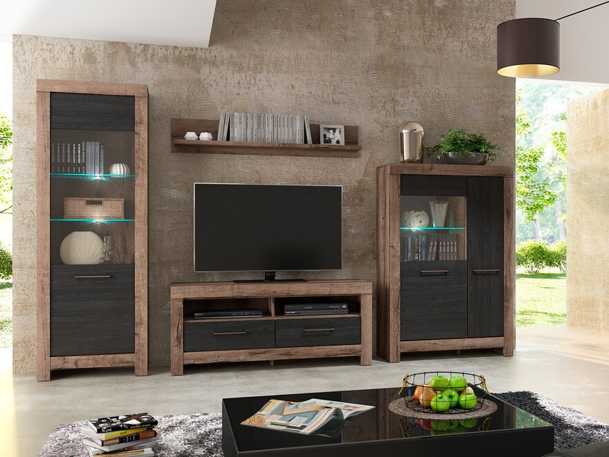 Könyvespolc Dunfelu 102 (Monastery tölgy + Fekete tölgy)