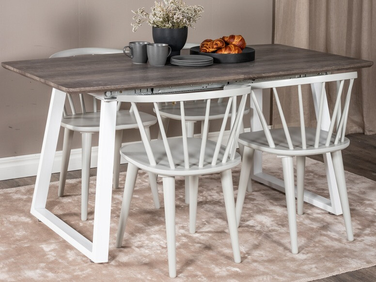 Asztal Dallas 172 (Szürke + Fehér)