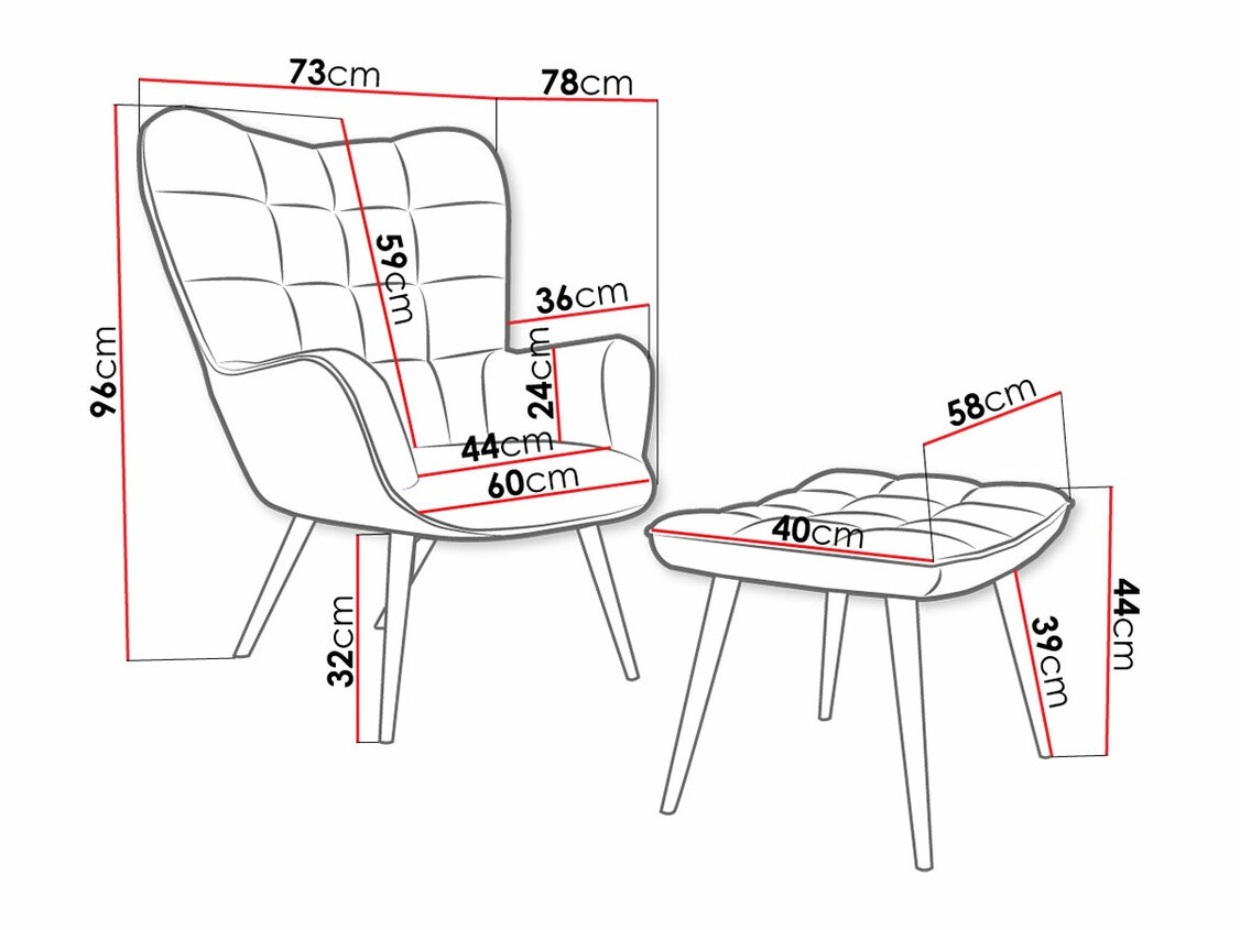 Fotel Comfivo 320 (Zöld)