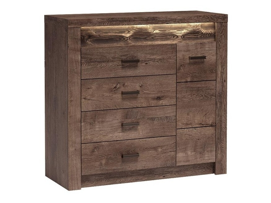 Komód Serfeno 115 (Sötét hamuszürke)