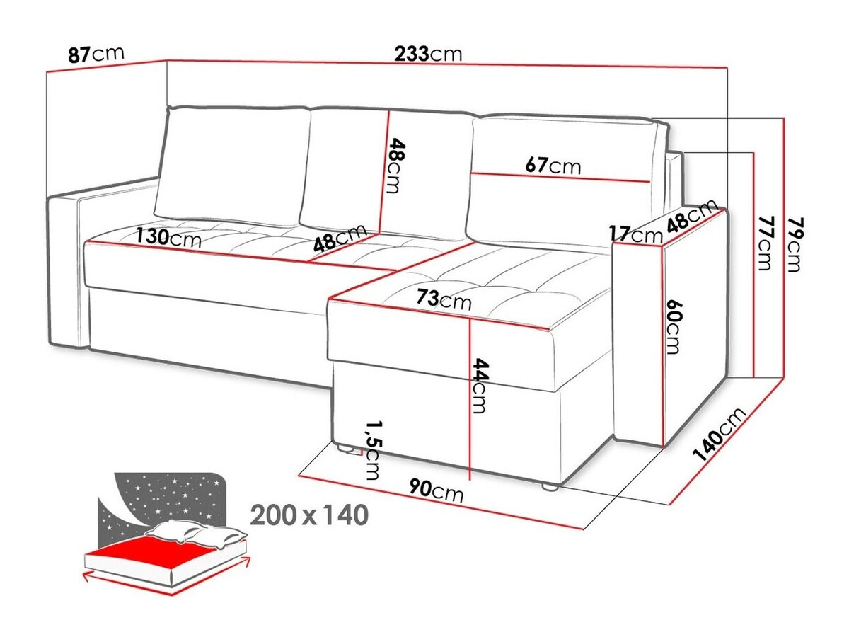 Kárpitozott bútorok Tivdalu 119 (Gomez 12 + Gomez 08)