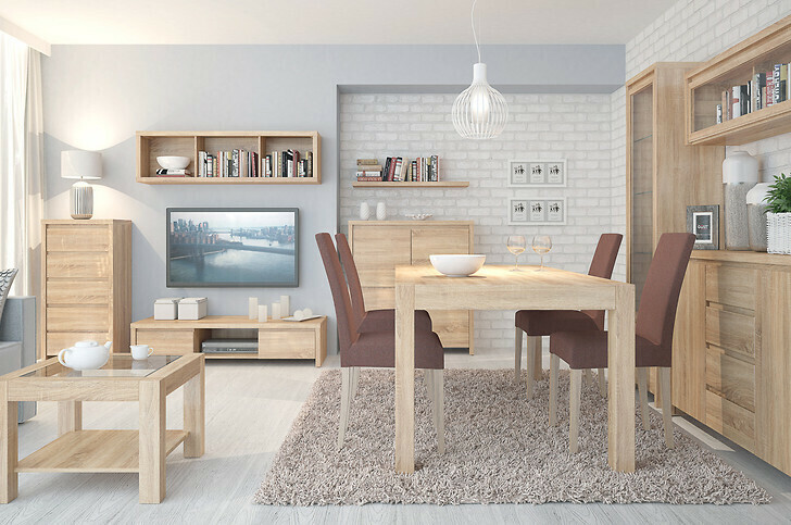 Könyvespolc Nolroma 127 (Sonoma tölgy)