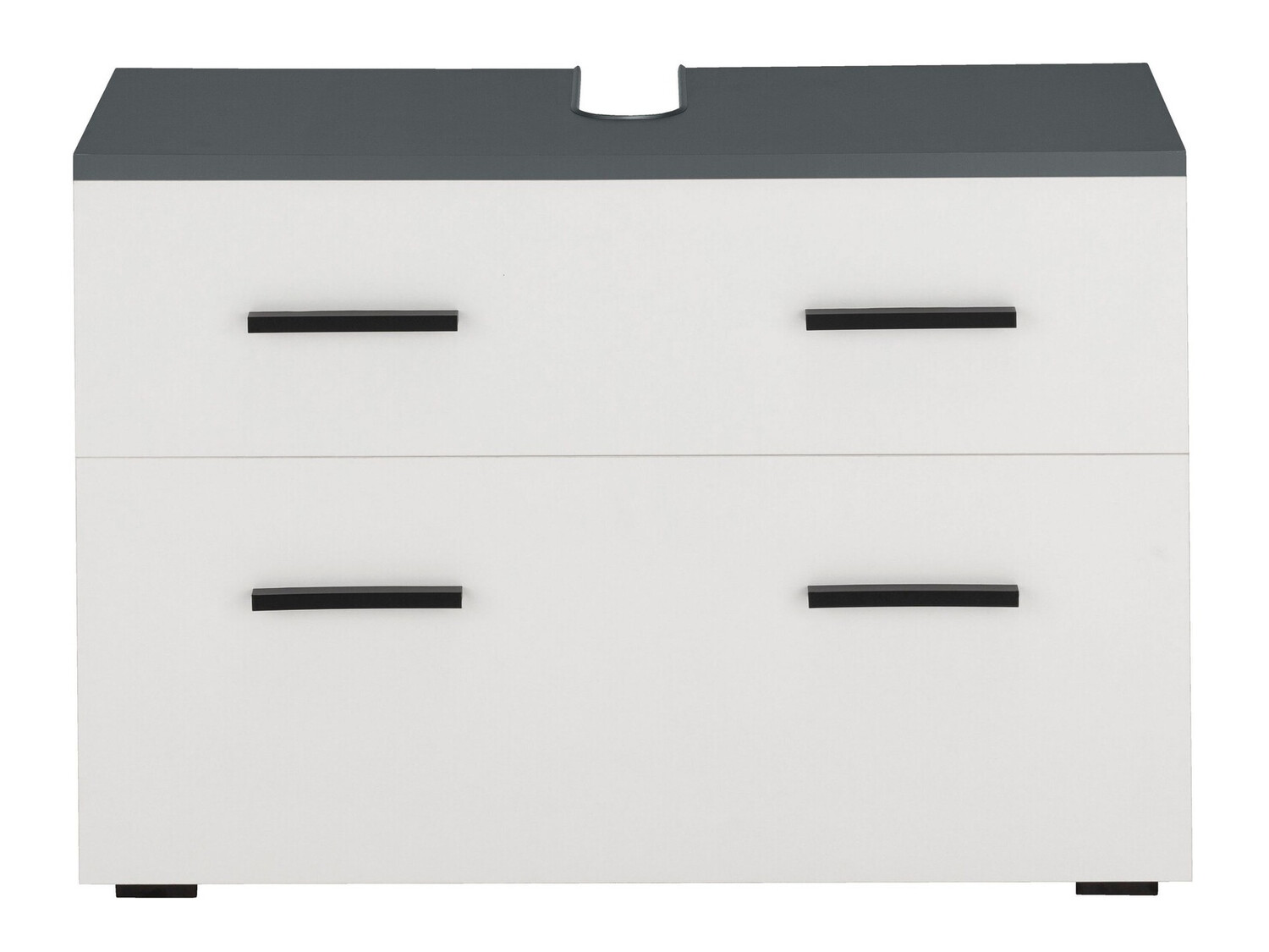 Mosdó alatti álló szekrény Larlori 101 (Antracit + Fehér)