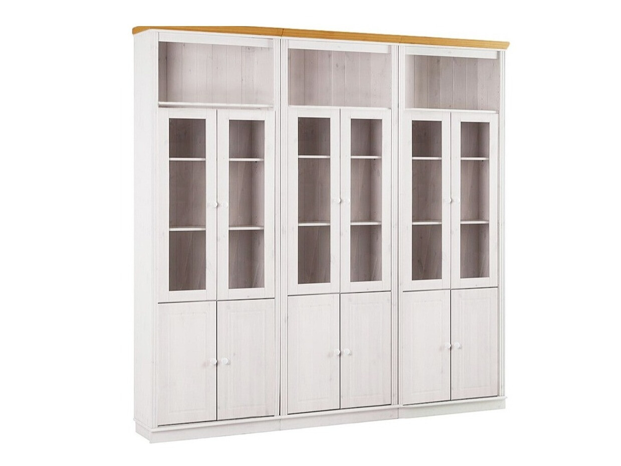 Polc szett Saltoro 109 (Fehér + Mézes tölgy)