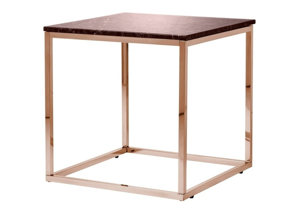 Dohányzóasztal Concept 55 142 (Piros + Réz)