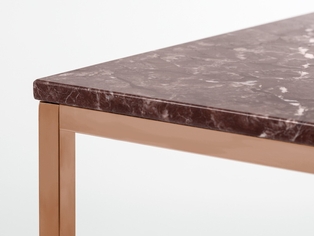 Dohányzóasztal Concept 55 142 (Piros + Réz)