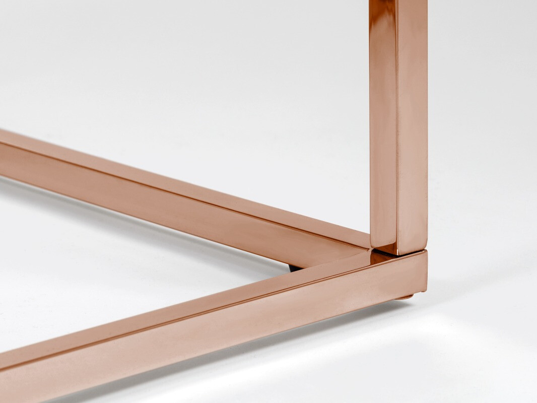 Dohányzóasztal Concept 55 142 (Piros + Réz)