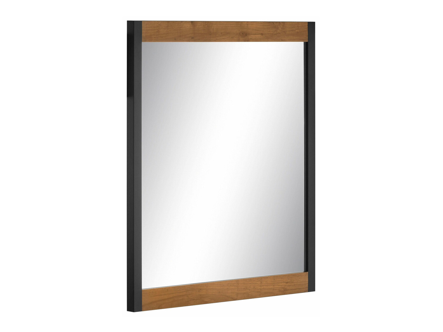 Tükör Larnovo 114 (Sötét tölgy + Fekete)