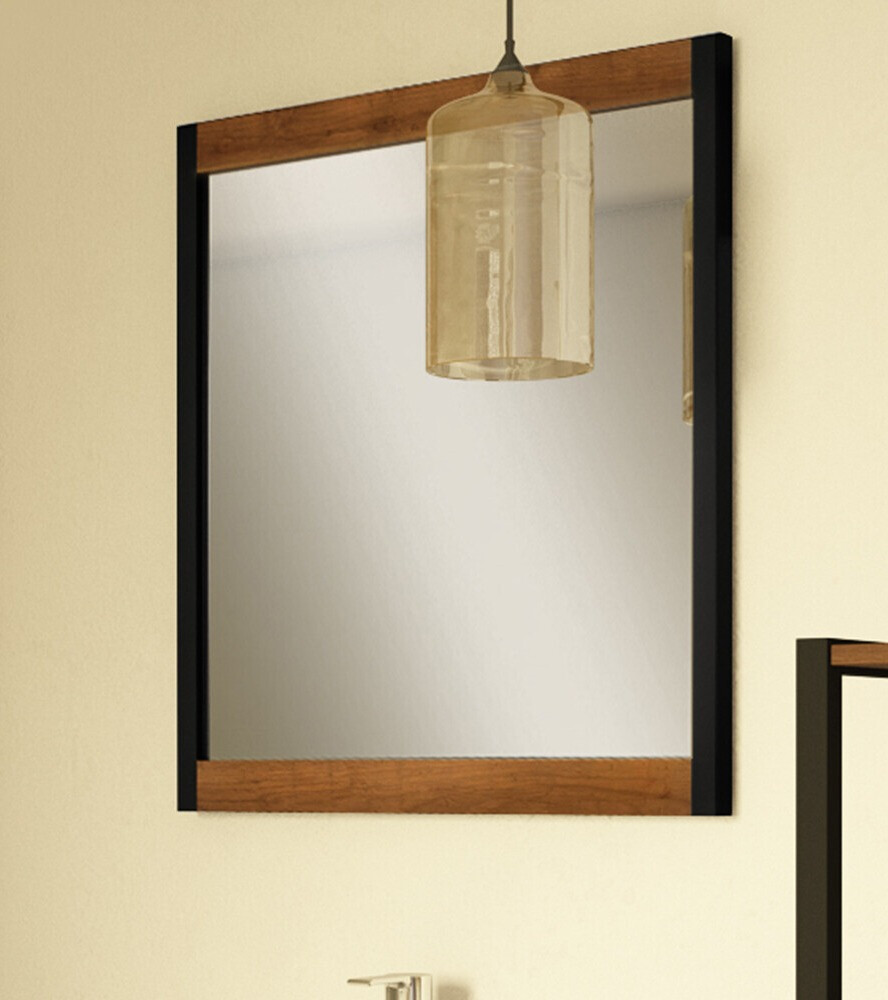 Tükör Larnovo 114 (Sötét tölgy + Fekete)