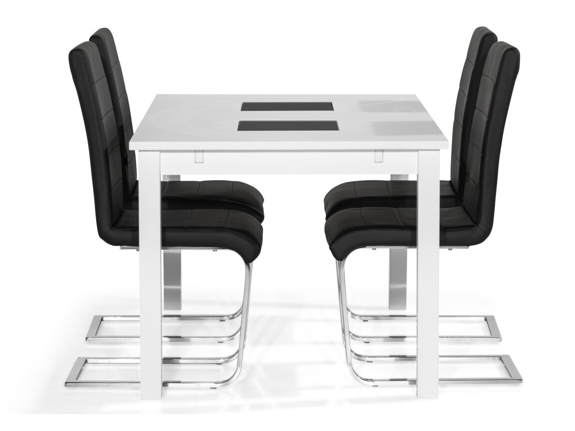 Étkezőgarnitúra Scandinavian Choice 670 (Fekete + Ezüst)