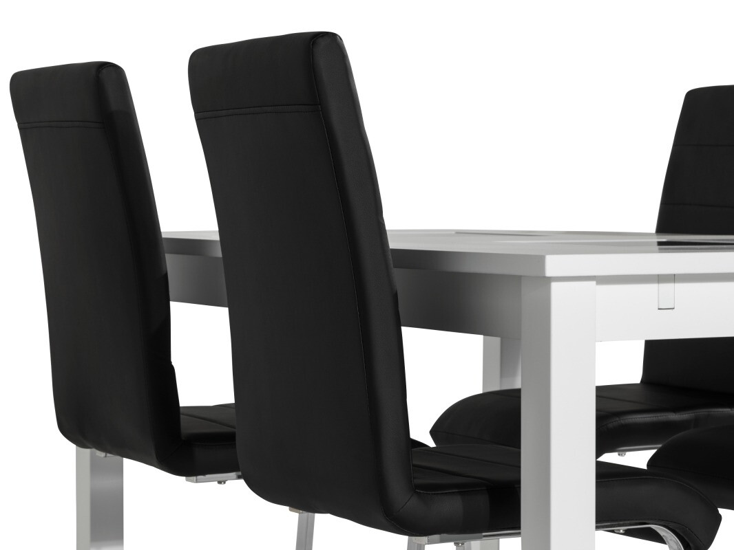 Étkezőgarnitúra Scandinavian Choice 670 (Fekete + Ezüst)