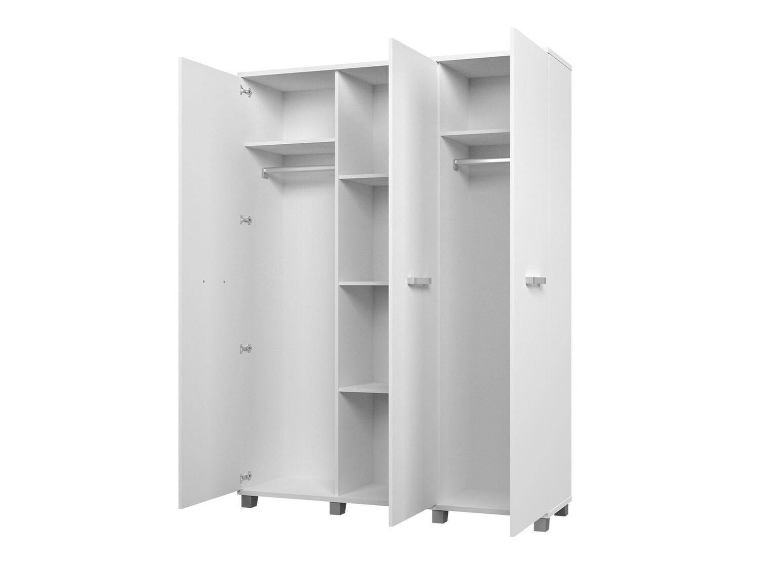 Gardróbszekrény Cirevau 105 (Fehér)