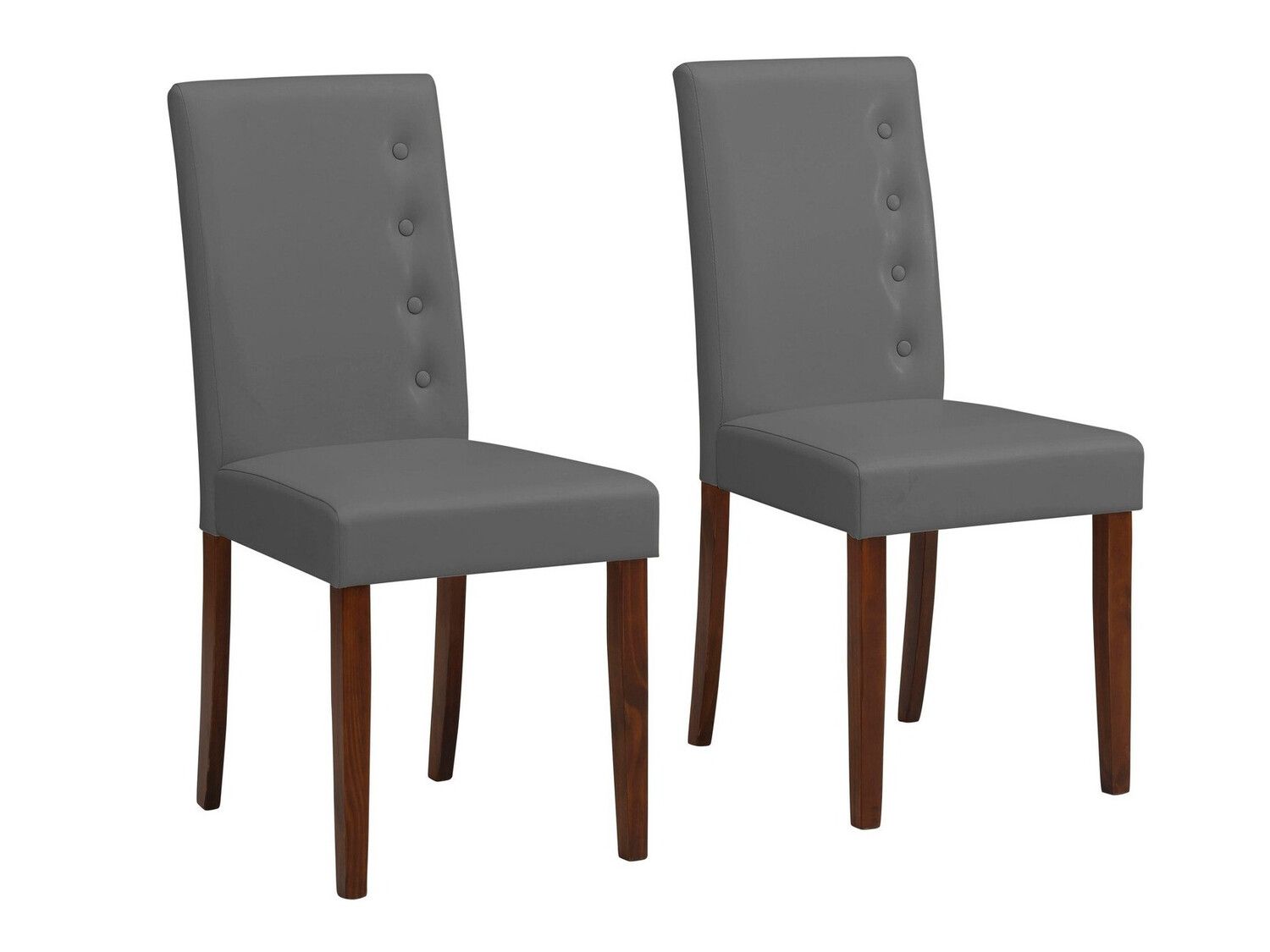 Szék készlet Denton 223 (Szürke + Dió)