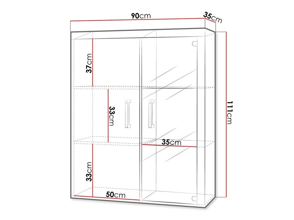 Szekrény Cormiru 102 (Szilva + grafit)