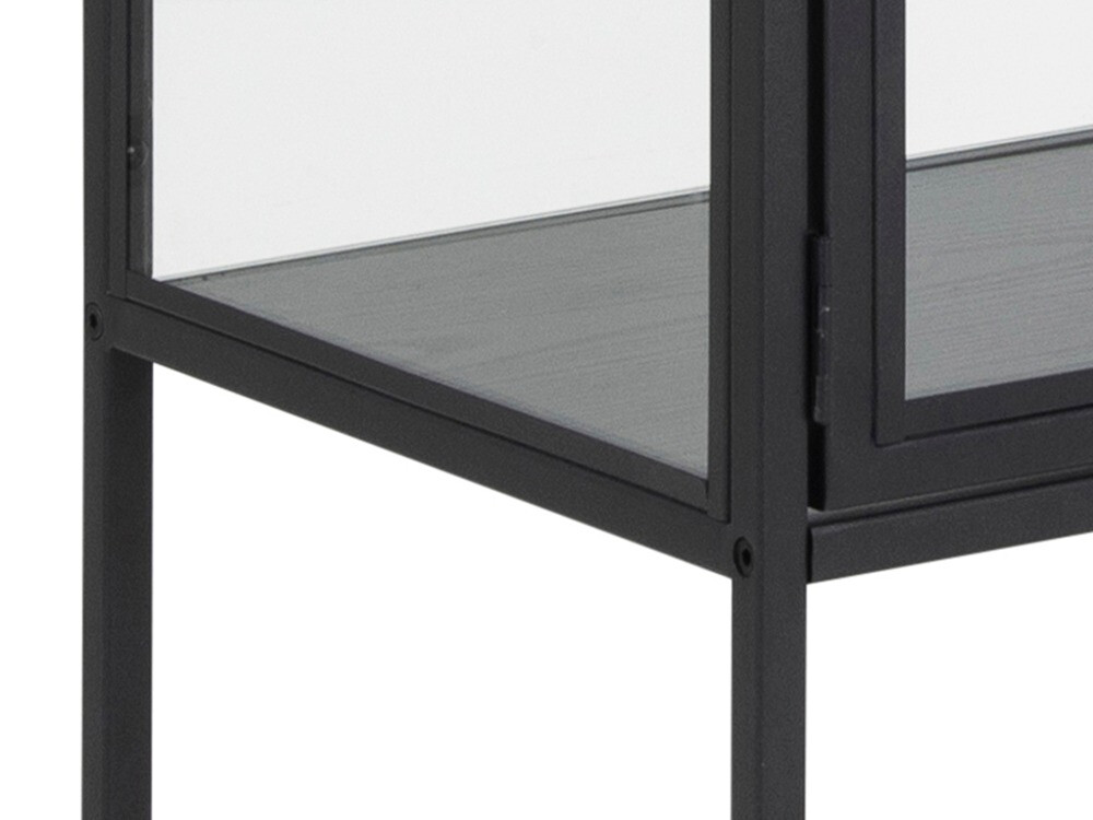 Könyvespolc Norsica Sevferi 141 (Fekete hamu + Fekete)