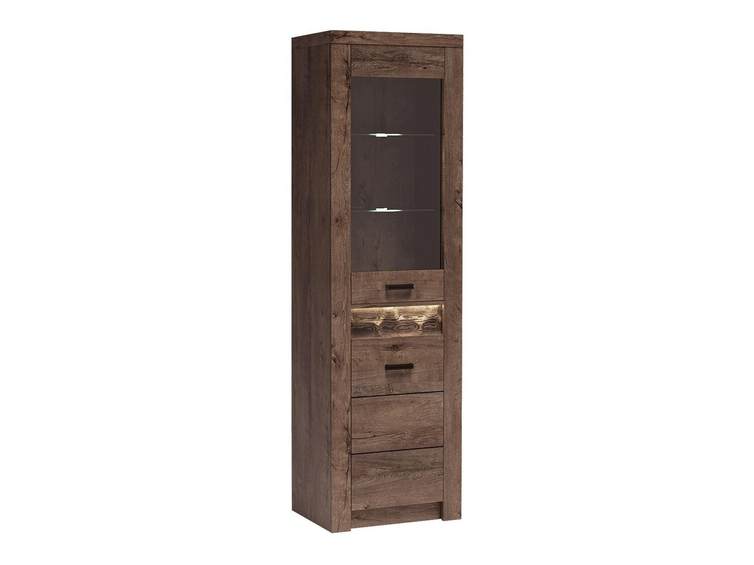 Könyvespolc Serfeno 102 (Sötét hamuszürke)