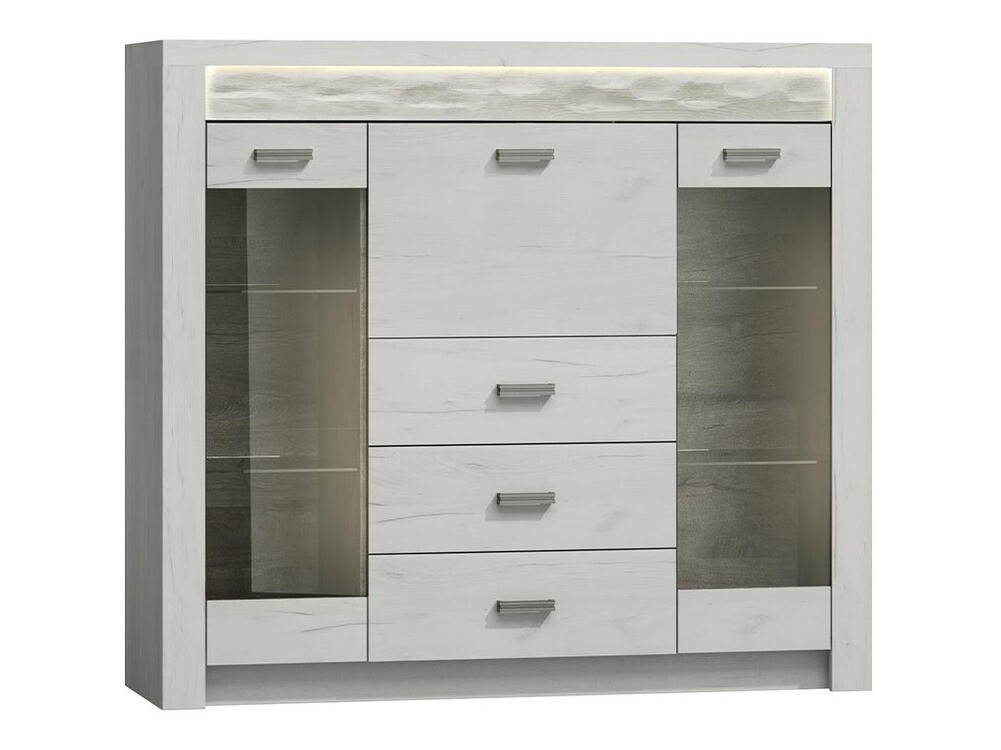 Komód Serfeno 105 (Kézműves fehér)