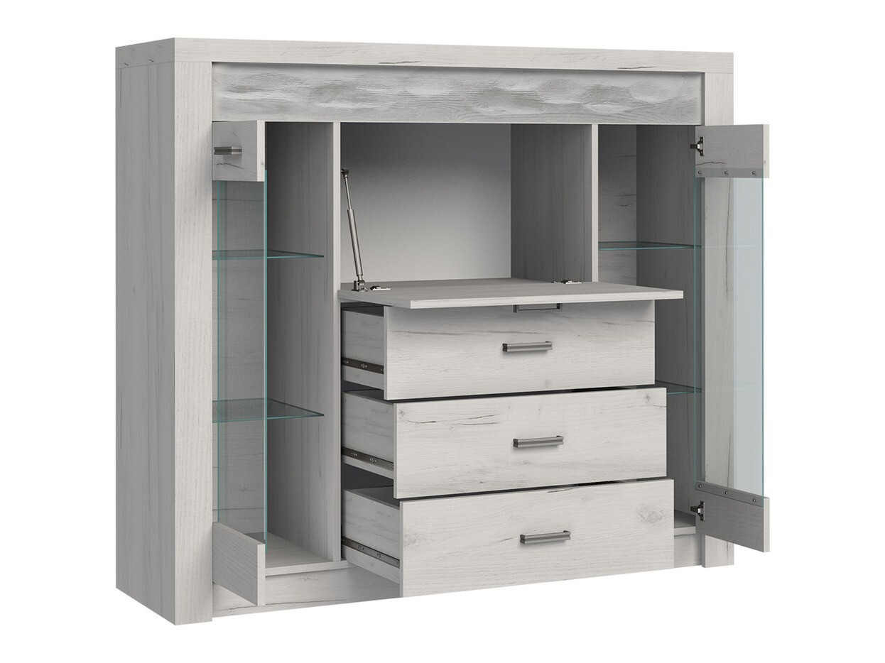 Komód Serfeno 105 (Sötét hamuszürke)