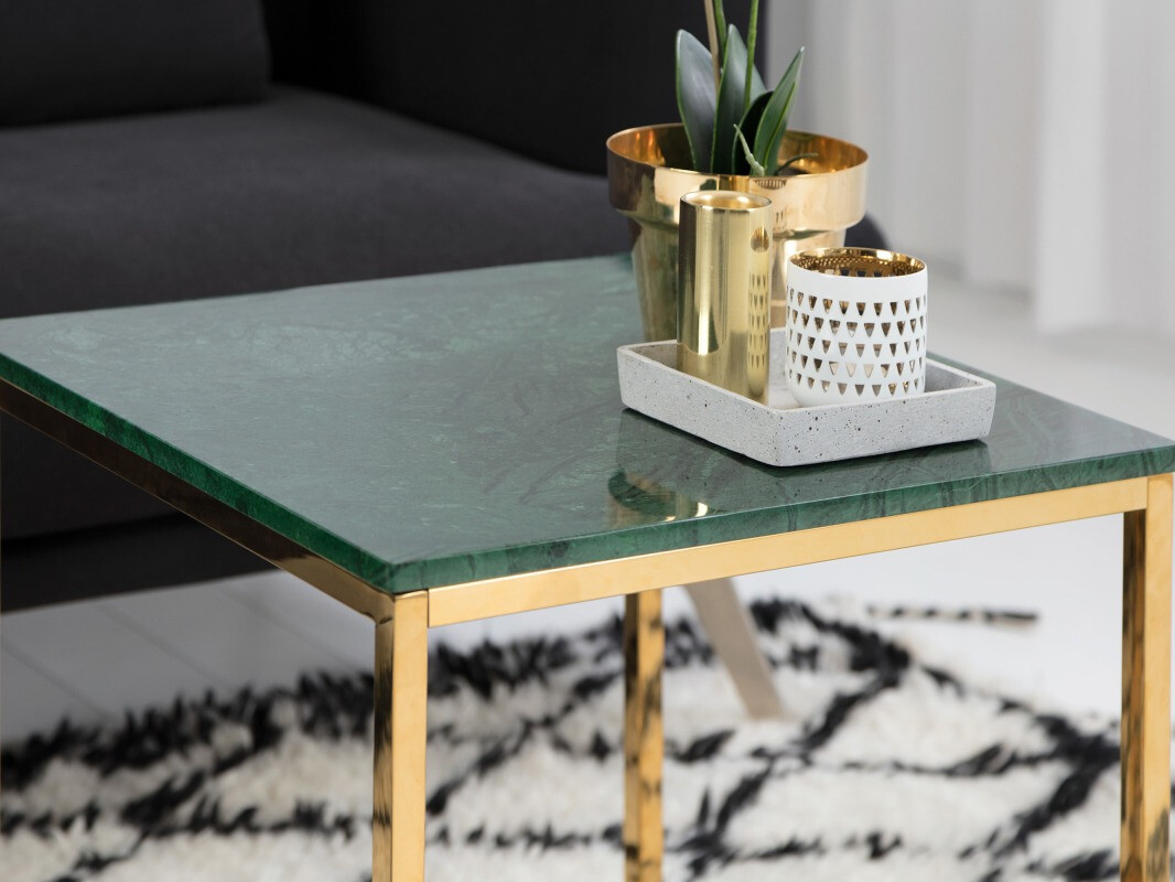 Kisasztal Concept 55 172 (Zöld + Sárgaréz)