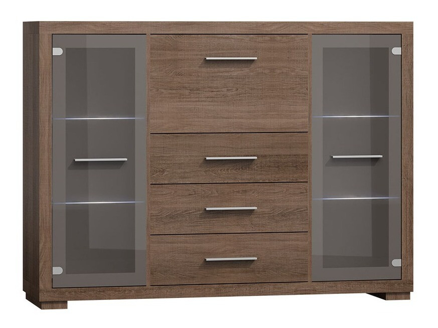 Komód Fiomeri 105 (Sötét santana tölgy)