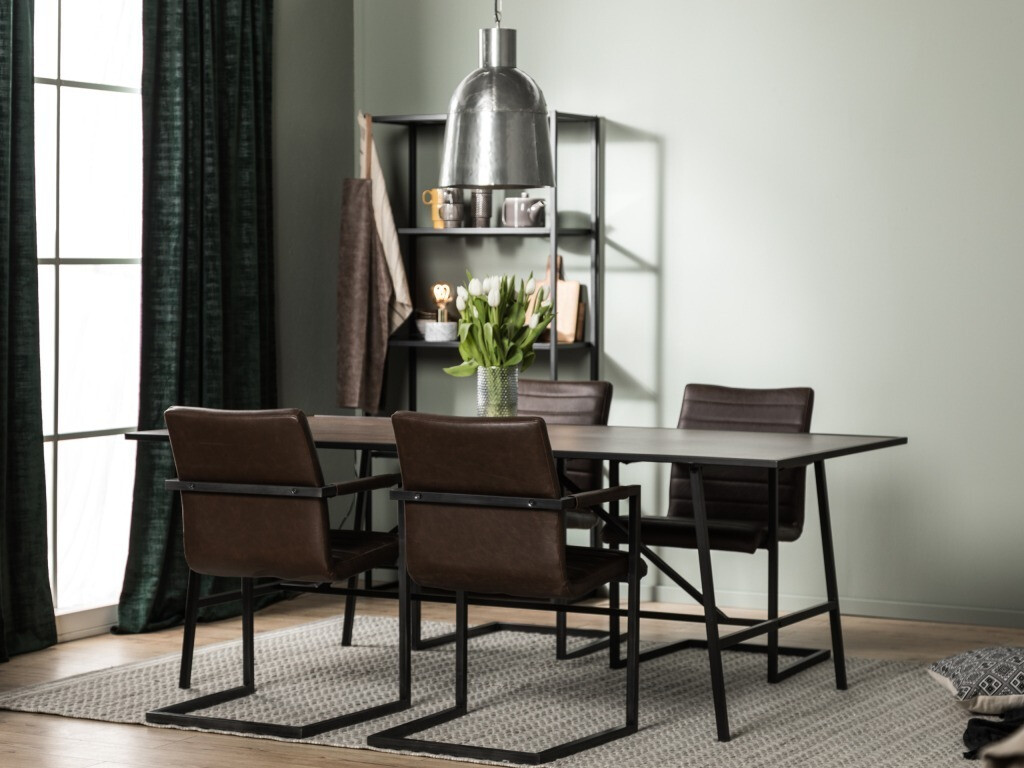 Étkezőgarnitúra Riverton 272 (Barna)