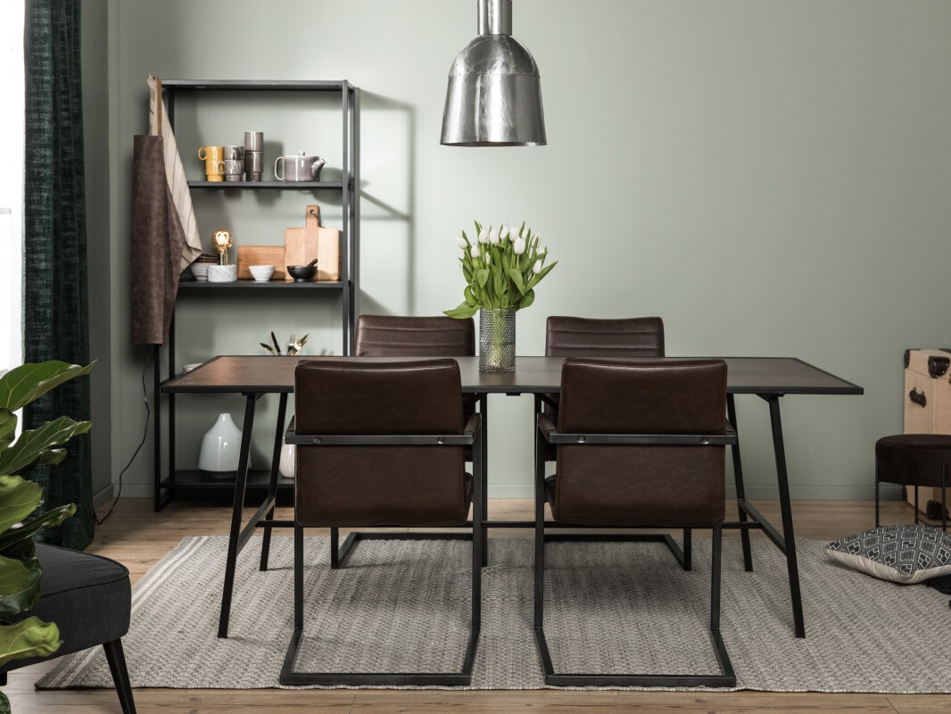 Étkezőgarnitúra Riverton 272 (Barna)