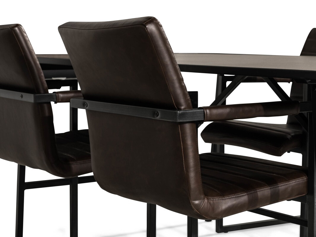 Étkezőgarnitúra Riverton 272 (Barna)