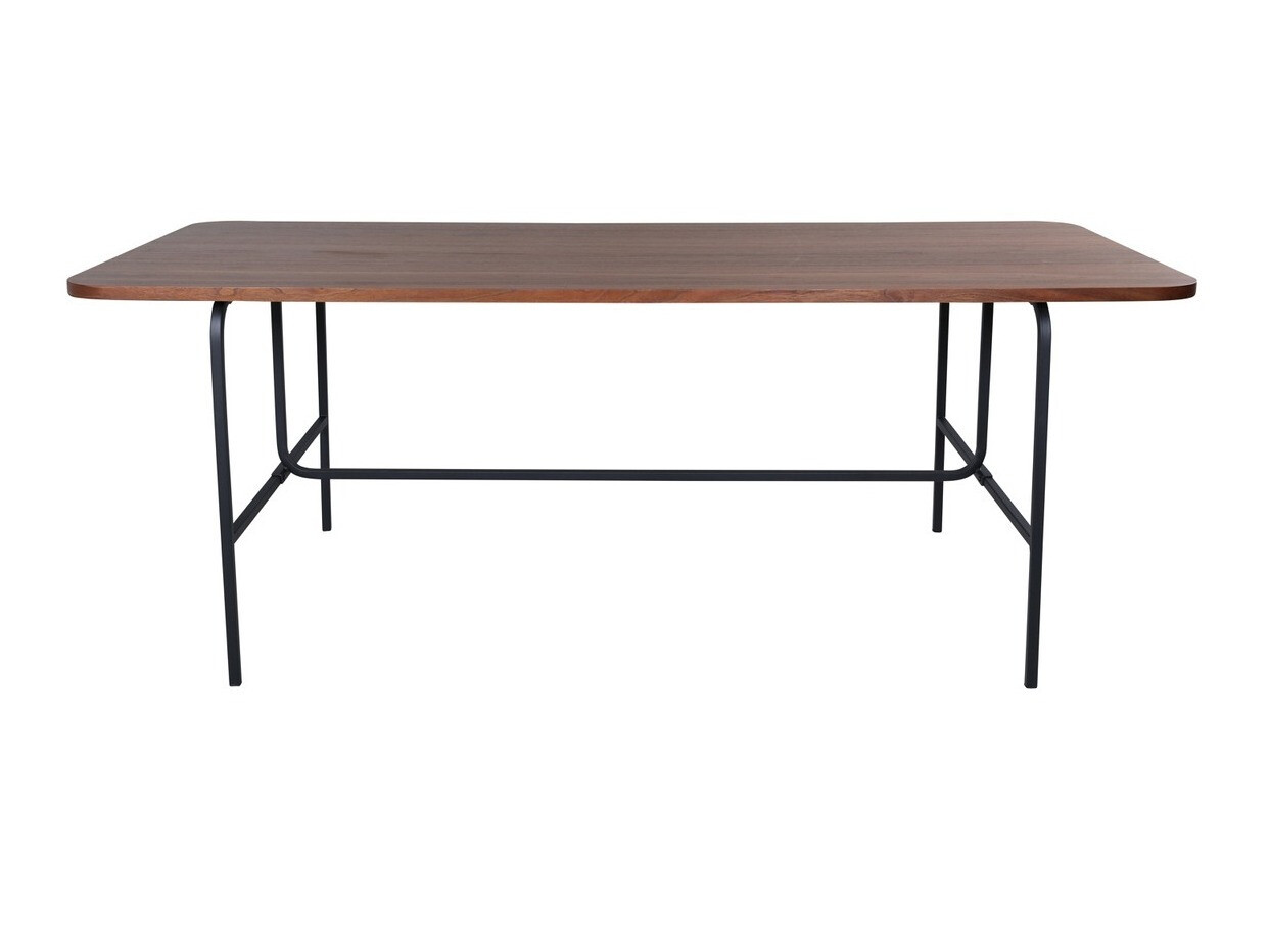 Asztal Dallas 1717 (Dió + Fekete)