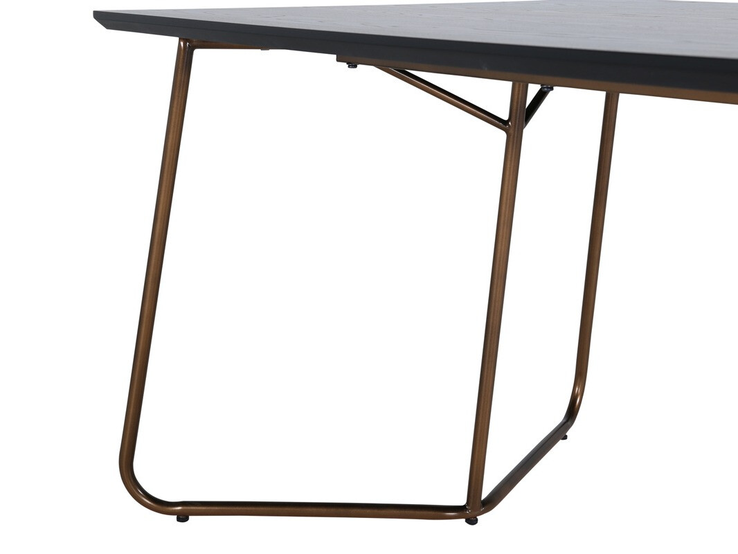 Asztal Dallas 1721 (Fekete + Réz)