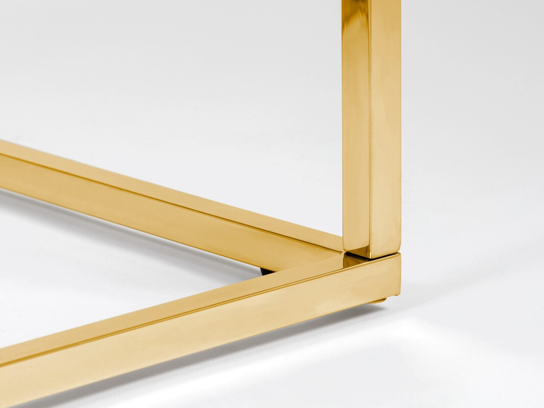 Dohányzóasztal Concept 55 173 (Piros + Sárgaréz)