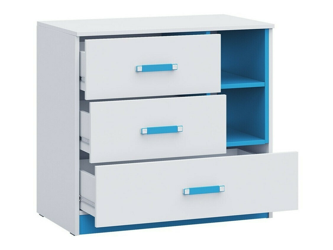 Gyerekszoba garnitúra Lorlare 117 (Fehér + Szürke)