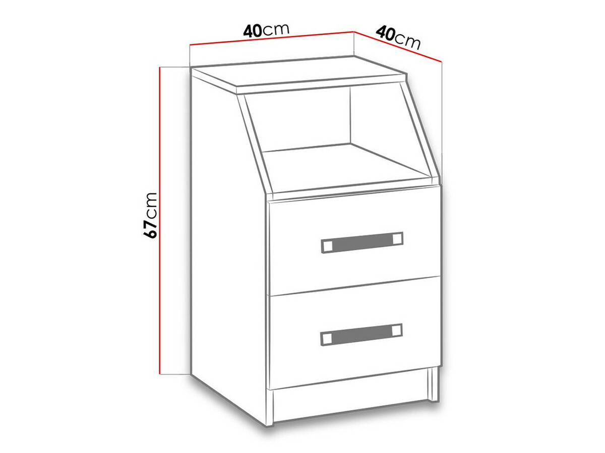 Tároló Lorlare 116 (Fehér + Szürke)