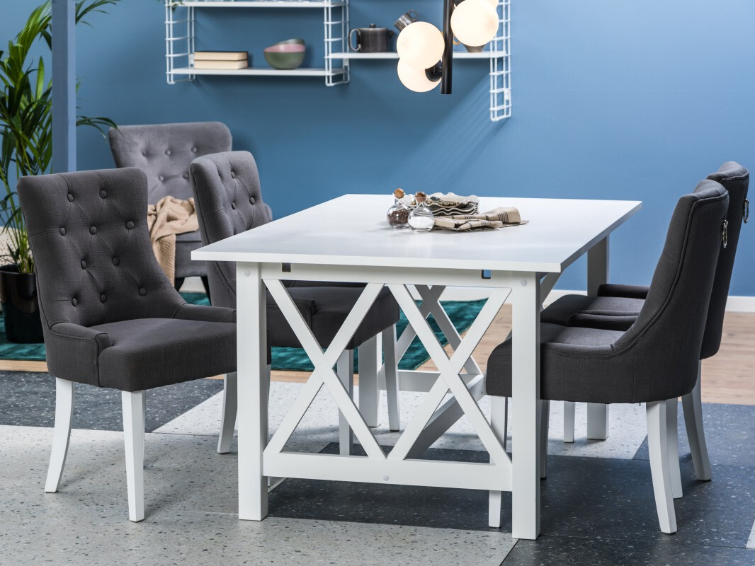 Étkezőgarnitúra Scandinavian Choice 781 (Szürke + Fehér)